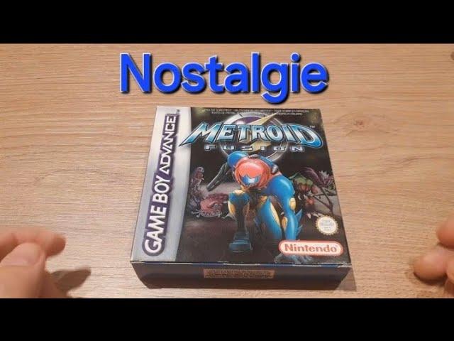 Unboxing Metroid Fusion Gameboy Advance + Intro