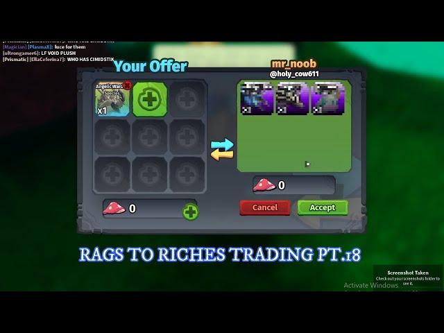 W trading - creatures of sonaria rags to riches pt18