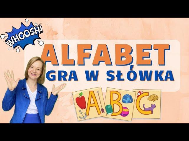 ALFABET po angielsku | GRA W SŁÓWKA | angielski dla dzieci