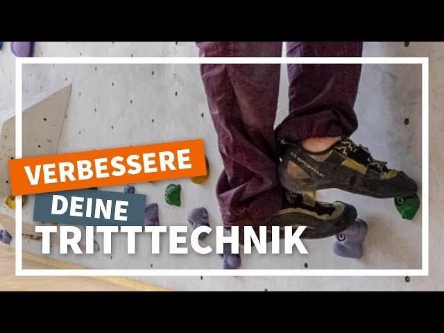 Klettertechnik verbessern - so klappt's mit der Tritttechnik | Einfach Klettern