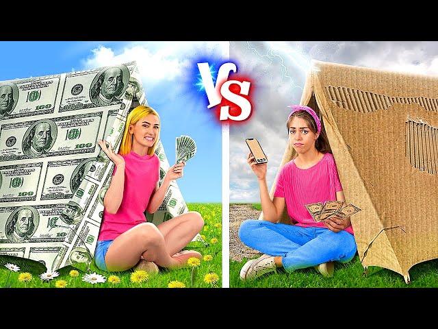 $10 Vs $1000 समर कैम्प चैलेंज !