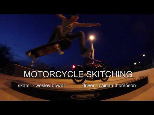 SKATE the ALB - MOTORCYCLE SKITCHING