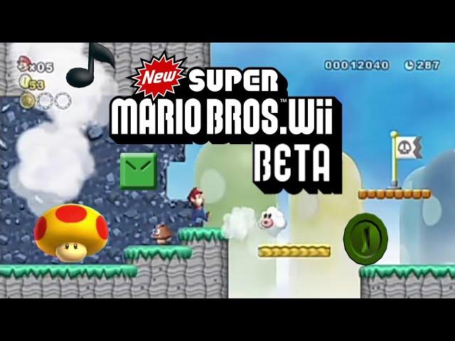 La Beta de: New Super Mario Bros Wii