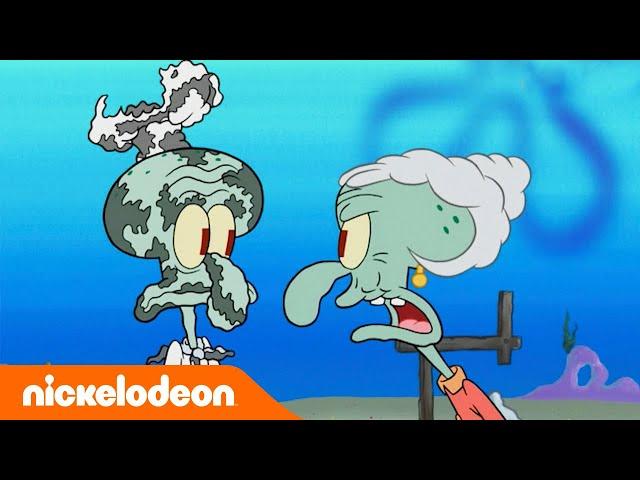 SpongeBob | Squidward Mengelola Restoran BARU?!  | Nickelodeon Bahasa