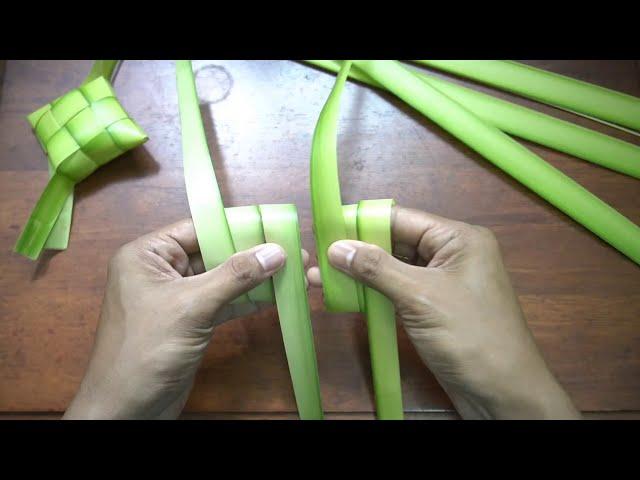 TUTORIAL ANYAM KETUPAT PALING MUDAH! [KETUPAT SATE]