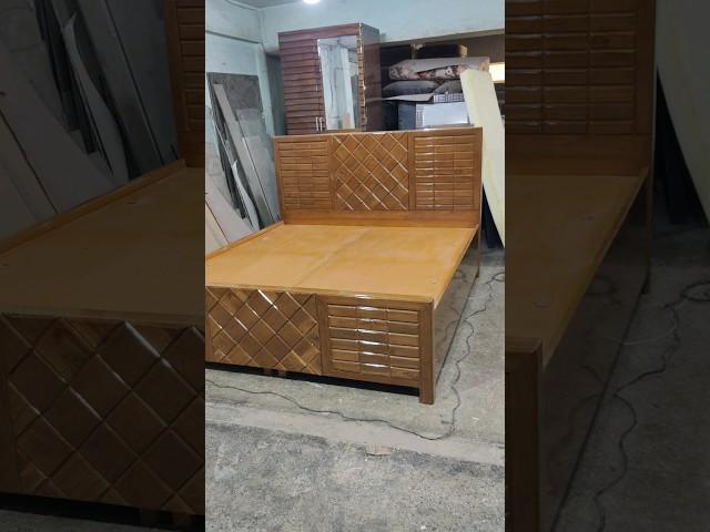 teak wood bed | double bed | bed designs | king size bed