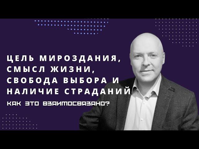  Цель мироздания, смысл жизни, свобода выбора и наличие страданий - какая связь? | Александр Бехер