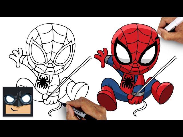 How To Draw Spider Man | Drawing Tutorial (Step by Step)