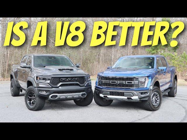 2023 RAM TRX vs Ford Raptor | What Truck Is Better For $85,000?!