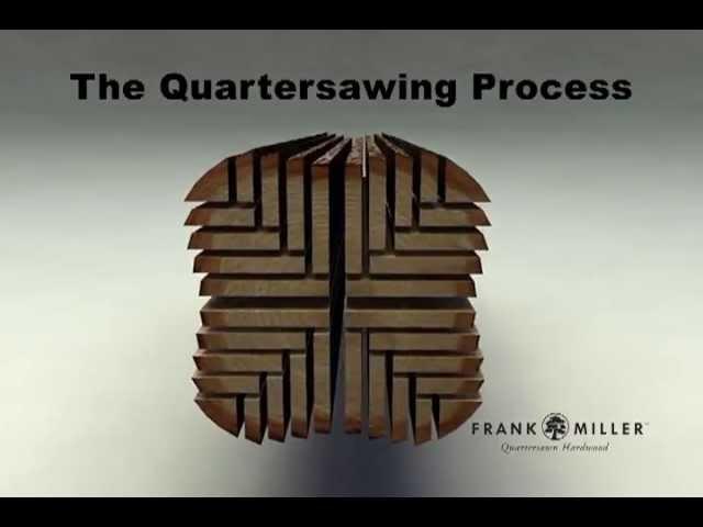 Quartersawing Animation - Frank Miller Lumber