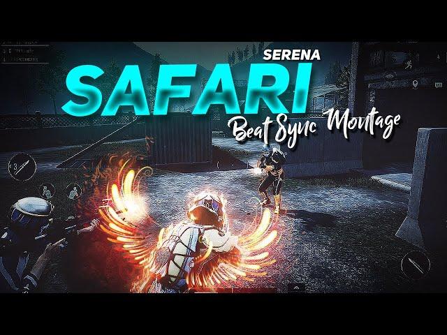 Serena - Safari Best Beat Sync Edit Pubg Mobile Montage | Road to 100k | 69 JOKER