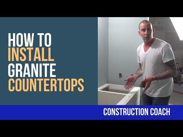 How to Install Granite Countertops - DIY