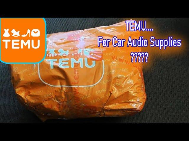 TEMU Haul FULL of Car Audio Supplies, Dirt CHEAP!  #caraudio #unboxing #temu