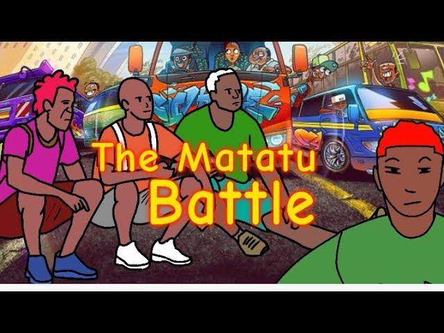 Matatu Battle 1: Madness Between a Passenger and a conductor,donda War Tunero Animations