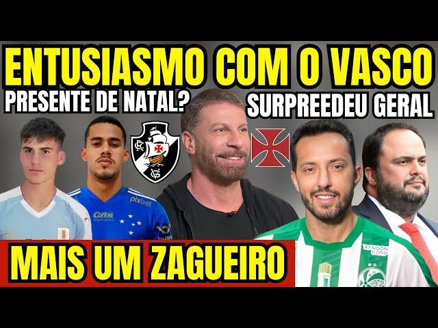 ÚLTIMA HORA! ENTUSIASMO COM O VASCO! MAIS UM ZAGUEIRO NA MIRA DA DIRETORIA! NENÊ SURPREENDE GERAL!