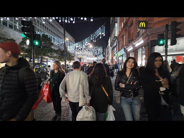 London's Busiest Shopping Street : Walking Oxford Street | November 2023