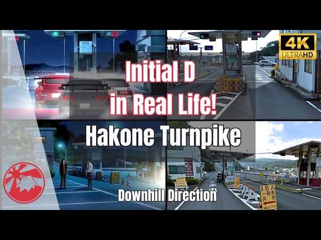 4K Initial D IRL: Hakone Turnpike - Downhill (watch on 2x speed for race speed )