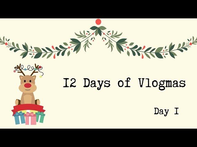 12 Days of Vlogmas 2022 | Day 1 | Random With Rachel