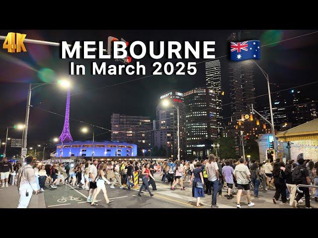 Experience Melbourne in March Australia 4K Video