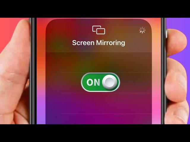 How to Turn On screen Mirroring on iPhone