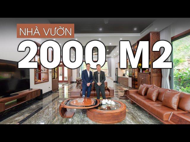 VỀ QUÊ BÁO HIẾU Xây "NHÀ VƯỜN TỰA ĐỒI" Rộng 2000m2 Tại Đô Lương - Nghệ An | NhaF