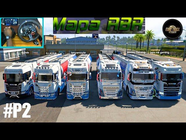 6 Man Convoy long journey #p2 - [1.53] -[Long Trip]- [Euro Truck Simulator 2]