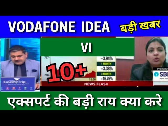VODAFONE IDEA share latest news today analysis, vi share news target tomorrow