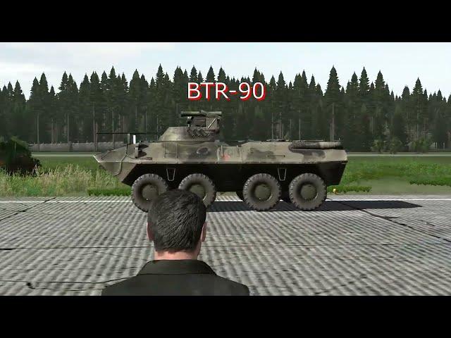 Russian BTR armored vehicles on the Ukrainian battlefield | Русский БТР | Ukraine War | ArmA 2