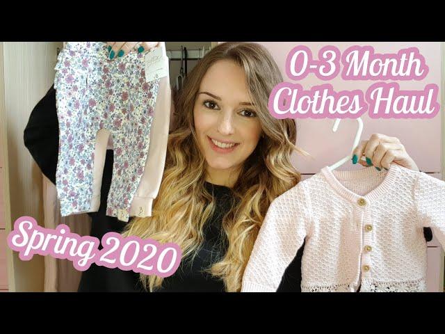 Baby Girl Clothing Haul | 0-3 Months | UK | LottieJLife