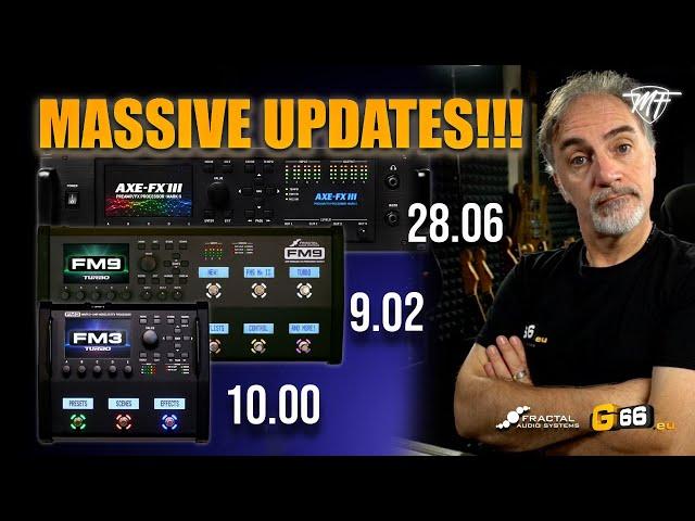 FRACTAL AUDIO Massive Updates for AXE-FX III, FM9, FM3