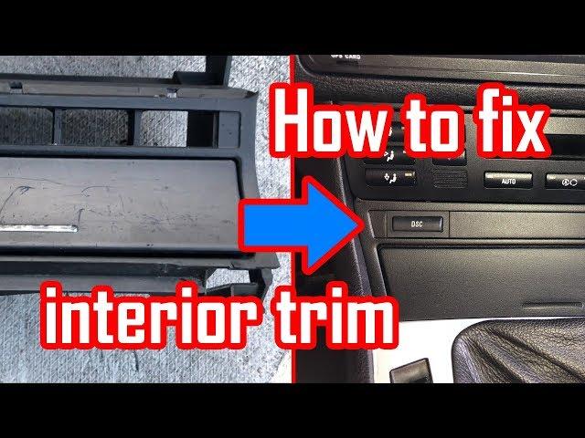 How to fix plastic interior trim on your car - DIY - BMW e46