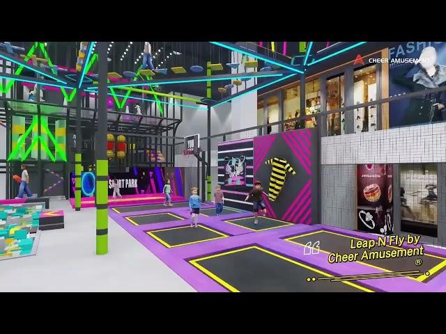 Leap N Fly Family Indoor Adventure Play Park by Cheer Amusement