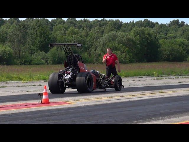 Altered dragster LM7 Twin Turbo 1/4 mile