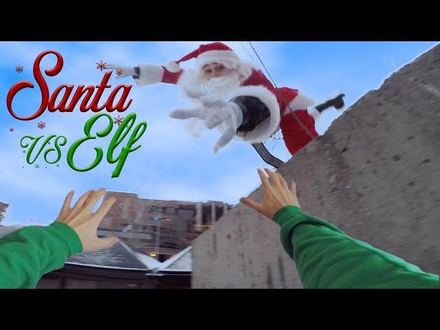 Santa Vs Elf - Parkour POV