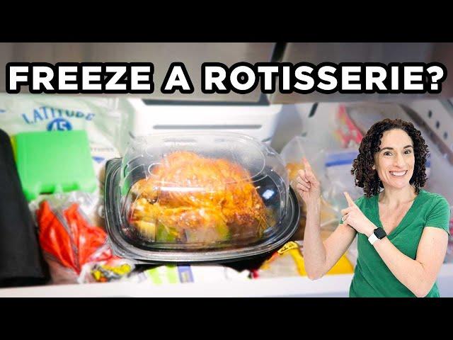 How to Freeze Rotisserie Chicken Shredded, in Pieces or the Whole Chicken | MOMables Cooking Tips