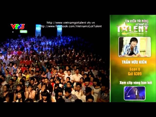 Vietnam's Got Talent 2012 - Chung Kết 1 -Trần Hữu Kiên - MS 6