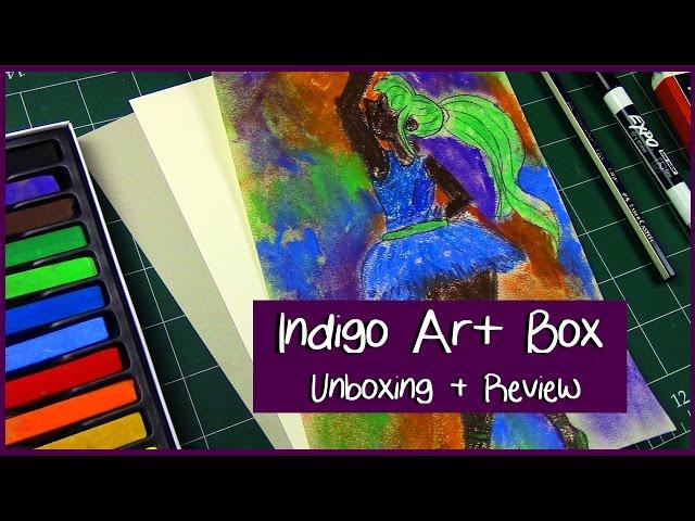 INDIGO ART BOX UNBOXING + REVIEW ~ Pastel Illustration ~ December 2016