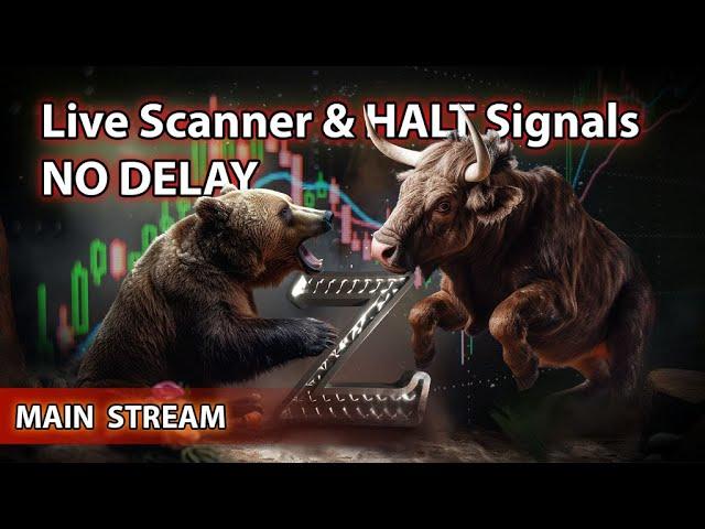 Live Scanner and Day Trade Ideas, NO DELAY. Morning Gappers Momentum and Halt Scanner 05/22/2025