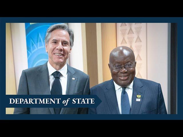 Secretary Blinken meets with Ghanaian President Nana Akufo-Addo