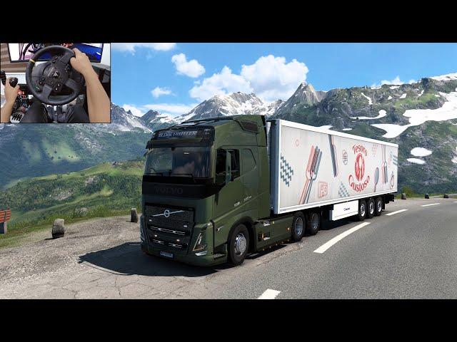 To Switzerland - Euro Truck Simulator 2 v1.50 | Thrustmaster TX gameplay