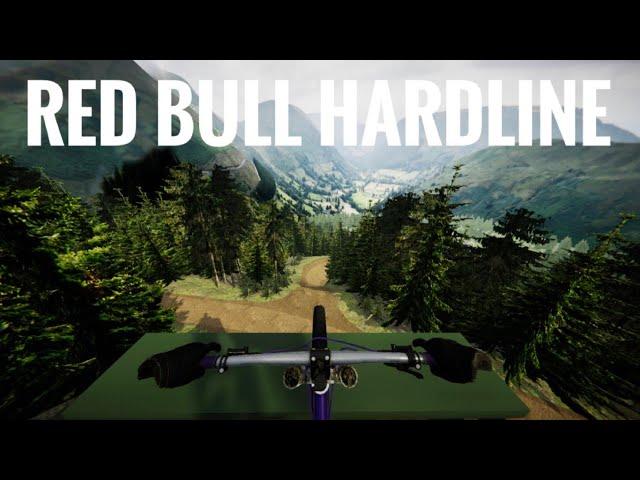 Realistic Downhill Mountain Bike Videogame Course || Red Bull Hardline