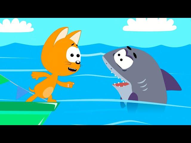 Песенка про рыбок - Мультики для малышей - Котенок Котэ - Учимся считать от 1 до 5
