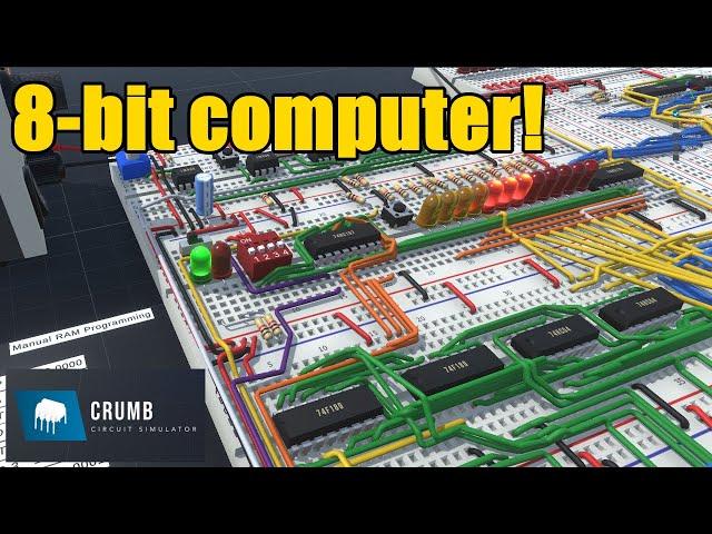 Crumb Advanced | Simulating Ben Eater's 8-bit breadboard computer