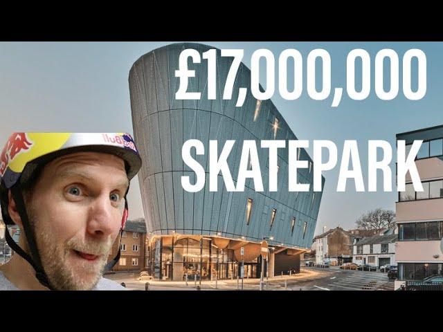 The skatepark that cost MILLIONS! We see what the hype is all about...