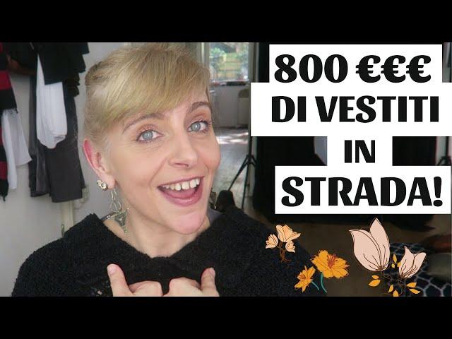 HO TROVATO 800 €€€ DI VESTITI IN STRADA! - HAUL VESTITI USATI - MODA SOSTENIBILE - HAULTERNATIVE