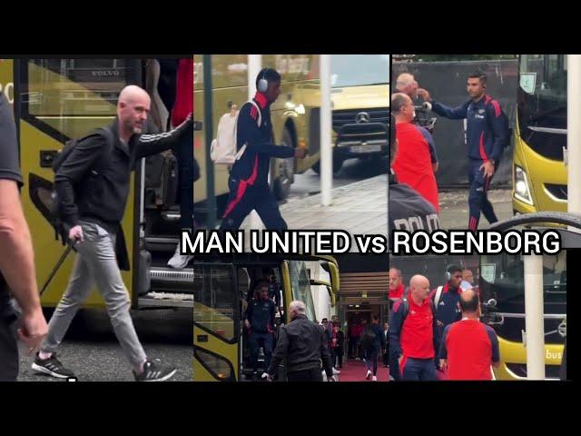 ARRIVED!! Manchester United arrive in Norway for Rosenborg match!! first preseason: Erik Ten Hag