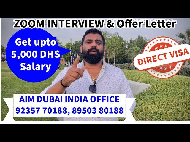 Direct Company Visa Job in Dubai, Need 100+ Staff Urgently, 5000+ DHs salary, India Office Open now!