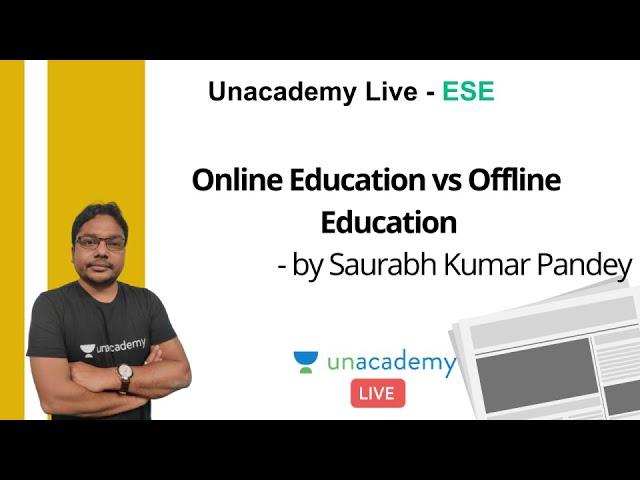 Online Education vs Offline Education | Saurabh Kumar Pandey