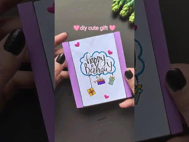 DIY cute gift#shorts #art #craft #bff #gift #love #asmr #barbie #kids #fun #birthday #youtubeshorts