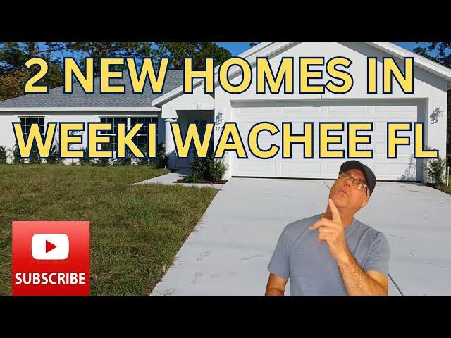 Inside 2 Pretty New Homes in Weeki Wachee FL